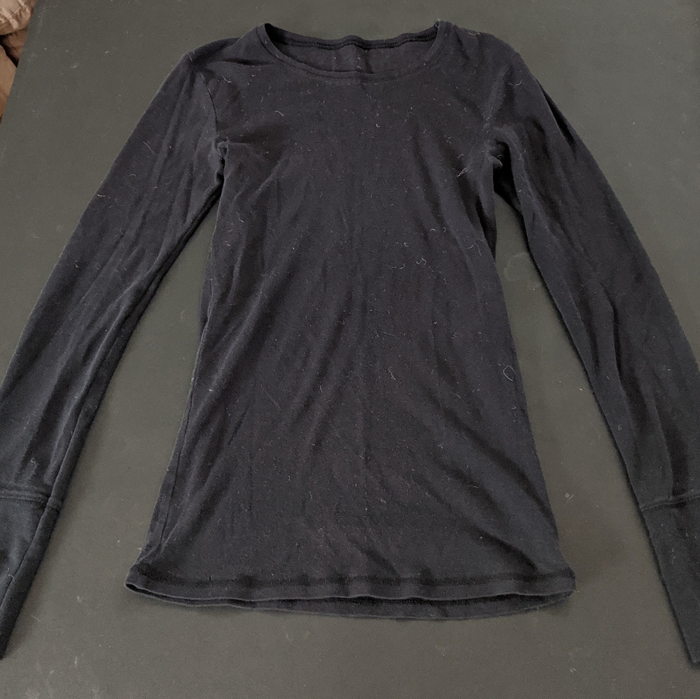 Black long sleeve shirt